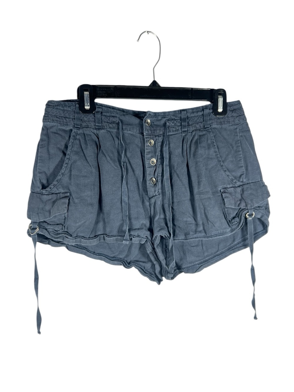 Free People Melvin High Rise Cargo Shorts in Navy Size 10